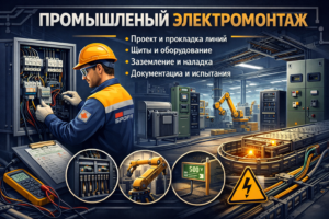 Промышленный электромонтаж в Туле
