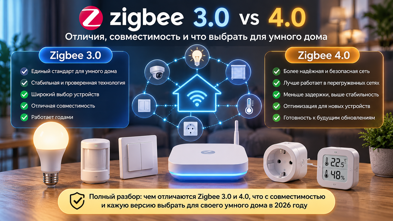 zigbee 3.0 и zigbee 4.0